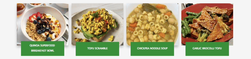 1 Month Vegan Challenge ideas image